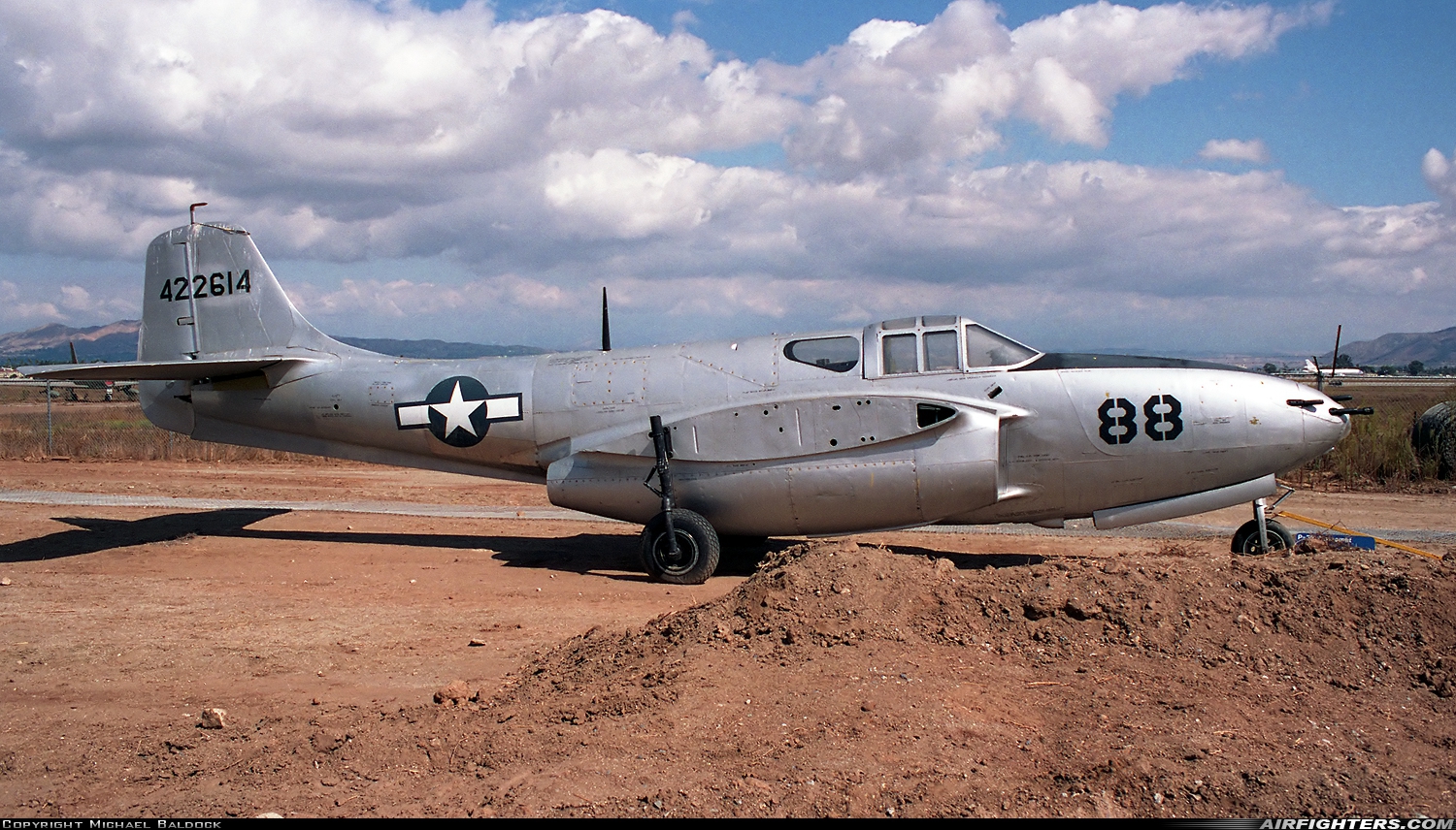USA - Air Force Bell P-59A Airacomet 44-22614 at Riverside - March ARB (AFB / Field) (RIV / KRIV), USA