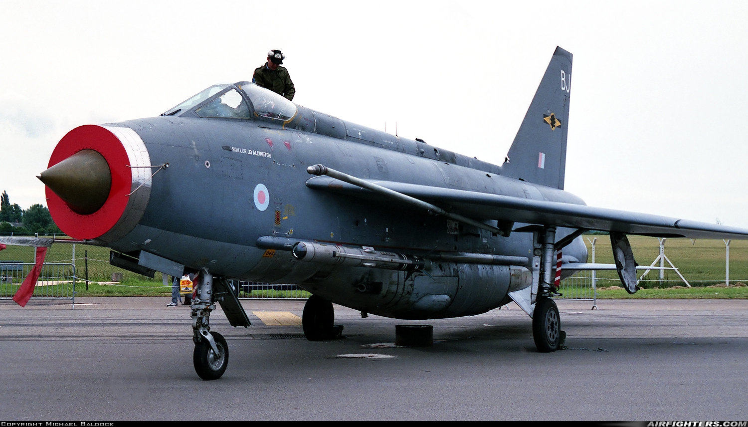 UK - Air Force English Electric Lightning F6 XR759 at Fairford (FFD / EGVA), UK