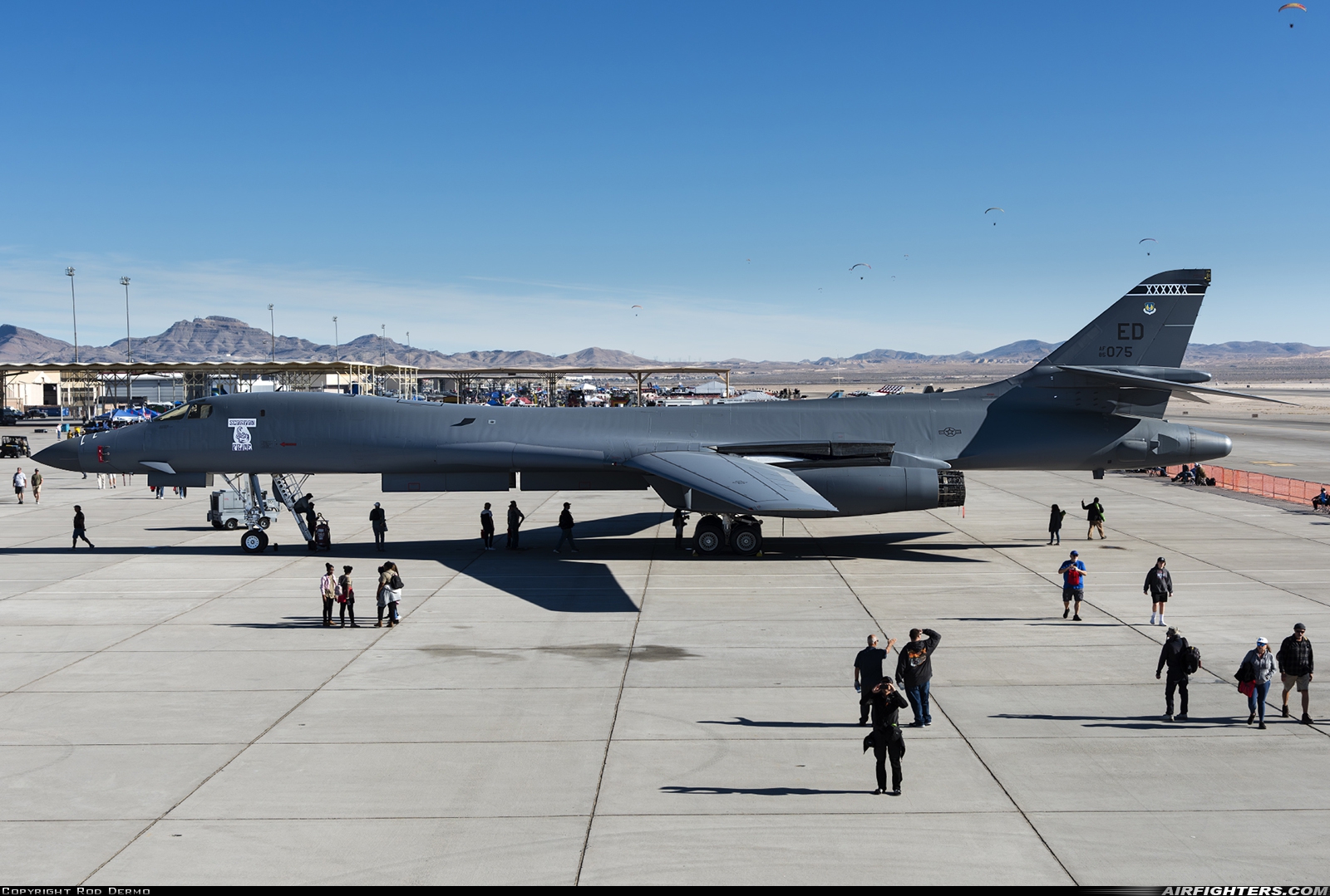 USA - Air Force Rockwell B-1B Lancer 85-0075 at Las Vegas - Nellis AFB (LSV / KLSV), USA