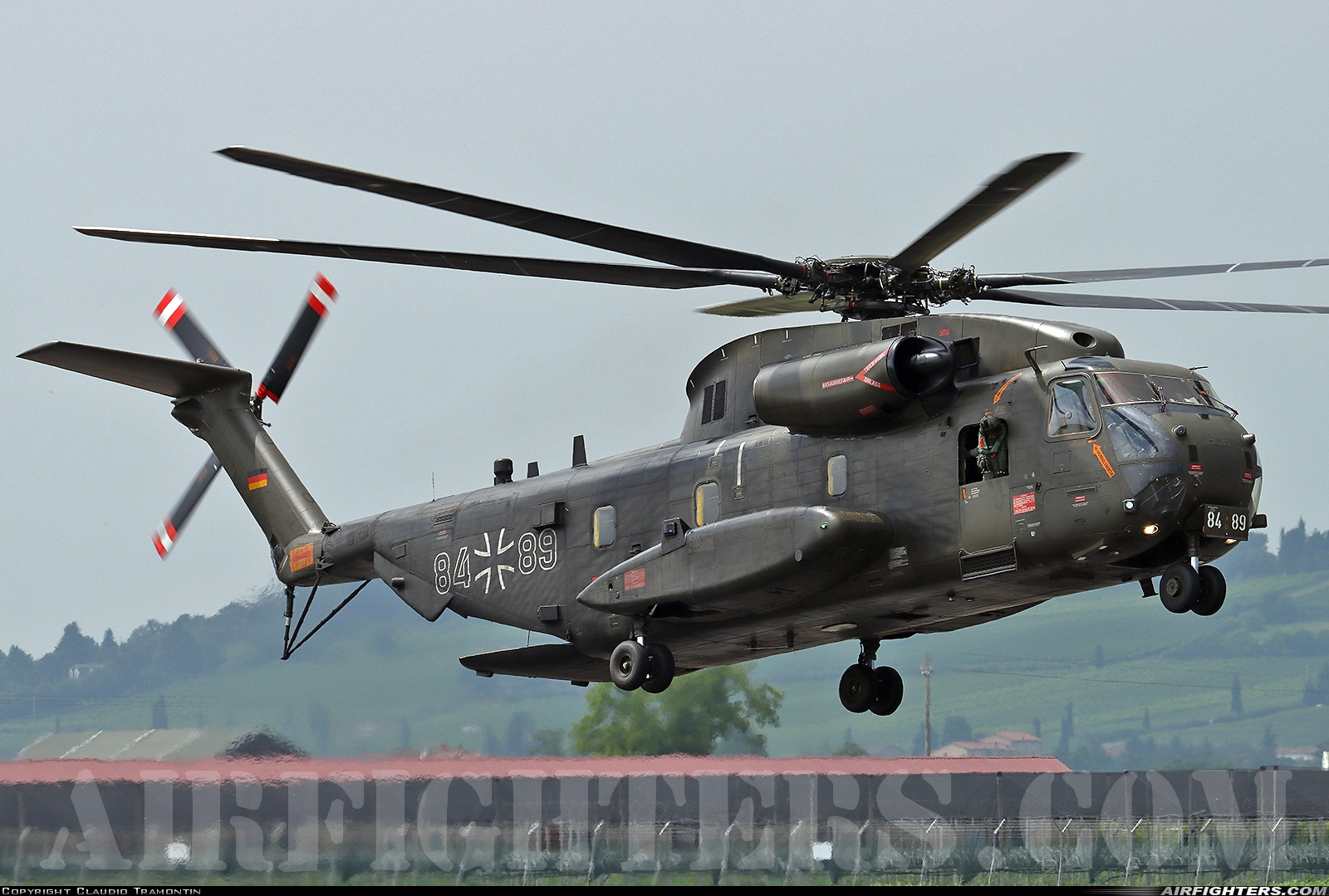 Germany - Air Force Sikorsky CH-53GA (S-65) 84+89 at Verona - Villafranca (Valerio Catullo) (VRN / LIPX), Italy