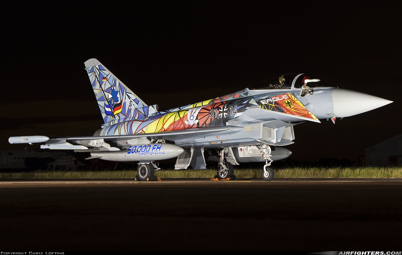 Germany - Air Force Eurofighter EF-2000 Typhoon S 31+14 at Fairford (FFD / EGVA), UK