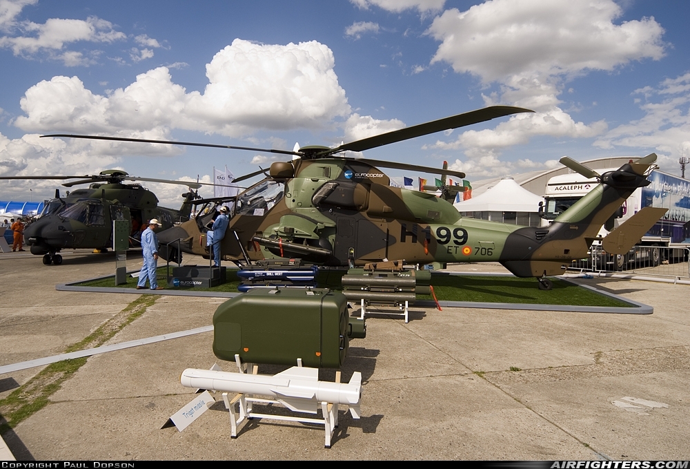 Spain - Army Eurocopter EC-665 Tiger HAP HA.28-06 at Paris - Le Bourget (LBG / LFPB), France