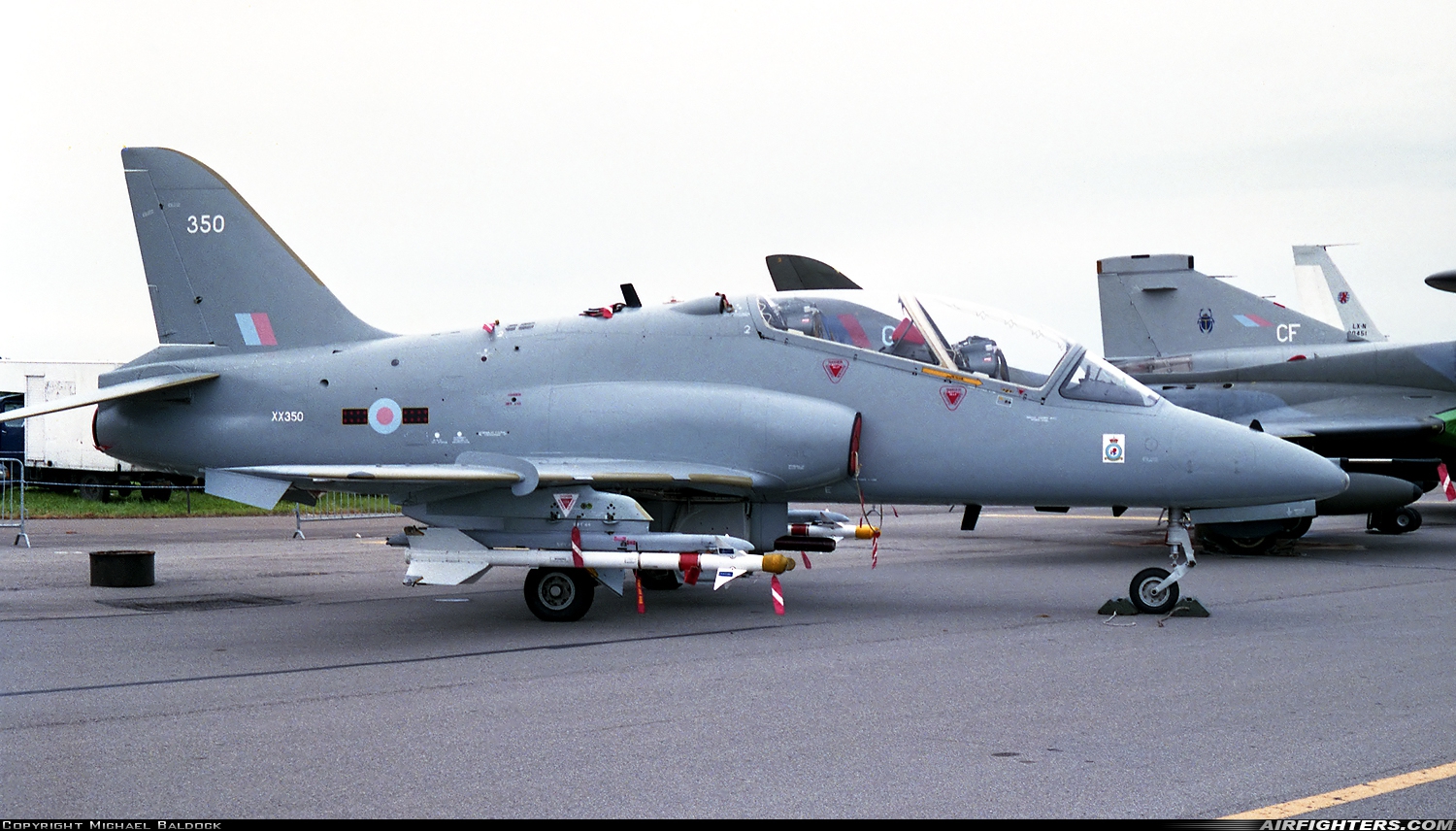 UK - Air Force British Aerospace Hawk T.1A XX350 at Fairford (FFD / EGVA), UK