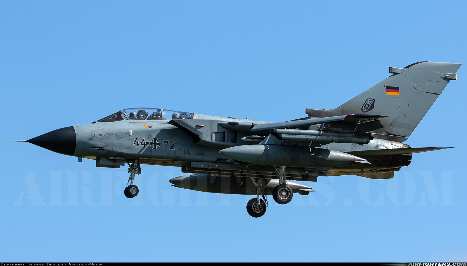 Germany - Air Force Panavia Tornado IDS(T) 44+72 at Neuburg - Zell (ETSN), Germany
