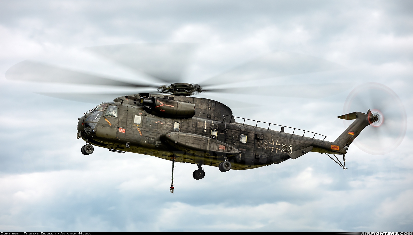 Germany - Air Force Sikorsky CH-53G (S-65) 84+24 at Lechfeld (ETSL), Germany
