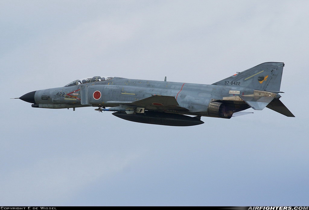 Japan - Air Force McDonnell Douglas F-4EJ Phantom II 97-8422 at Nyutabaru (RJFN), Japan