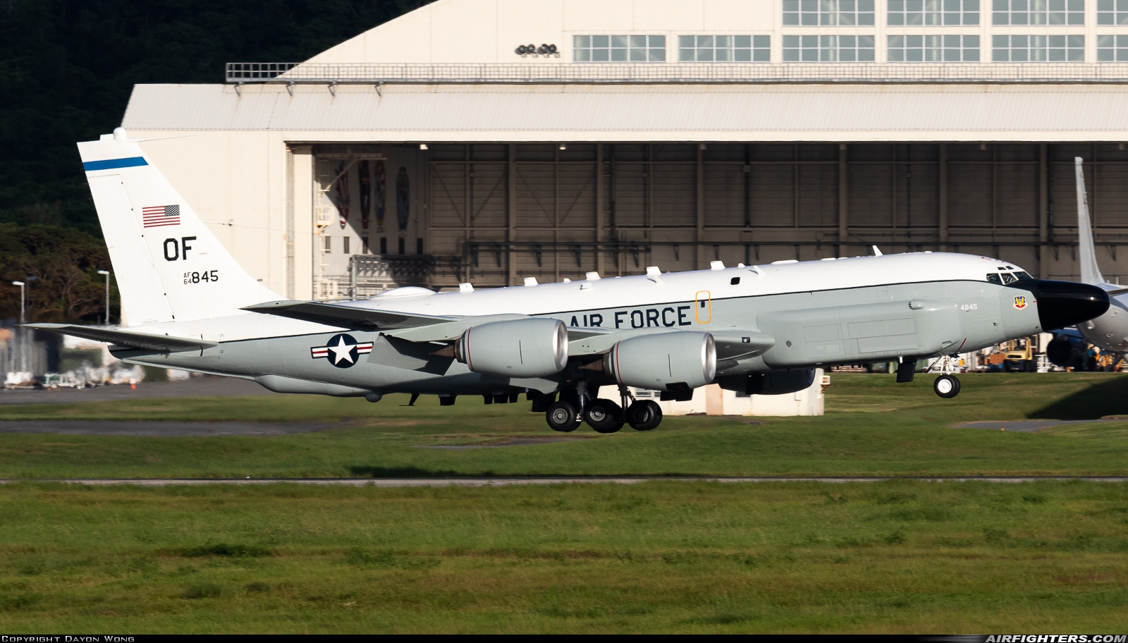 USA - Air Force Boeing RC-135V Rivet Joint (739-445B) 64-14845 at Okinawa - Kadena AFB (DNA / RODN), Japan