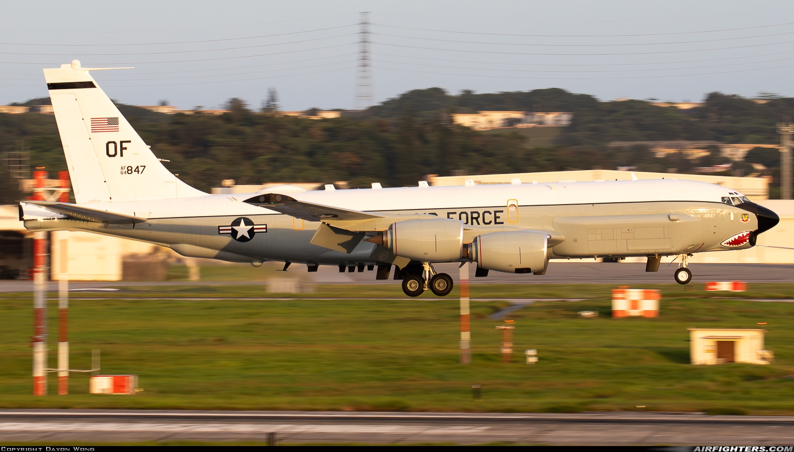 USA - Air Force Boeing RC-135U Combat Sent (739-445B) 64-14847 at Okinawa - Kadena AFB (DNA / RODN), Japan