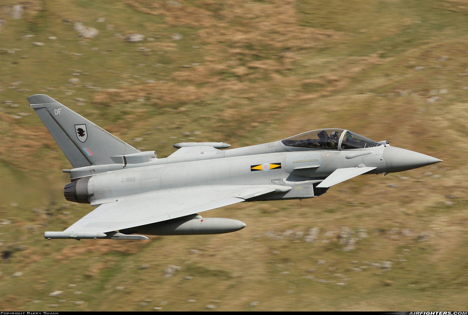 UK - Air Force Eurofighter Typhoon FGR4 ZJ933 at Off-Airport - Machynlleth Loop Area, UK