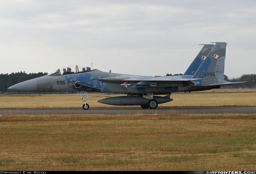 Japan - Air Force McDonnell Douglas F-15DJ Eagle 92-8095 at Nyutabaru (RJFN), Japan