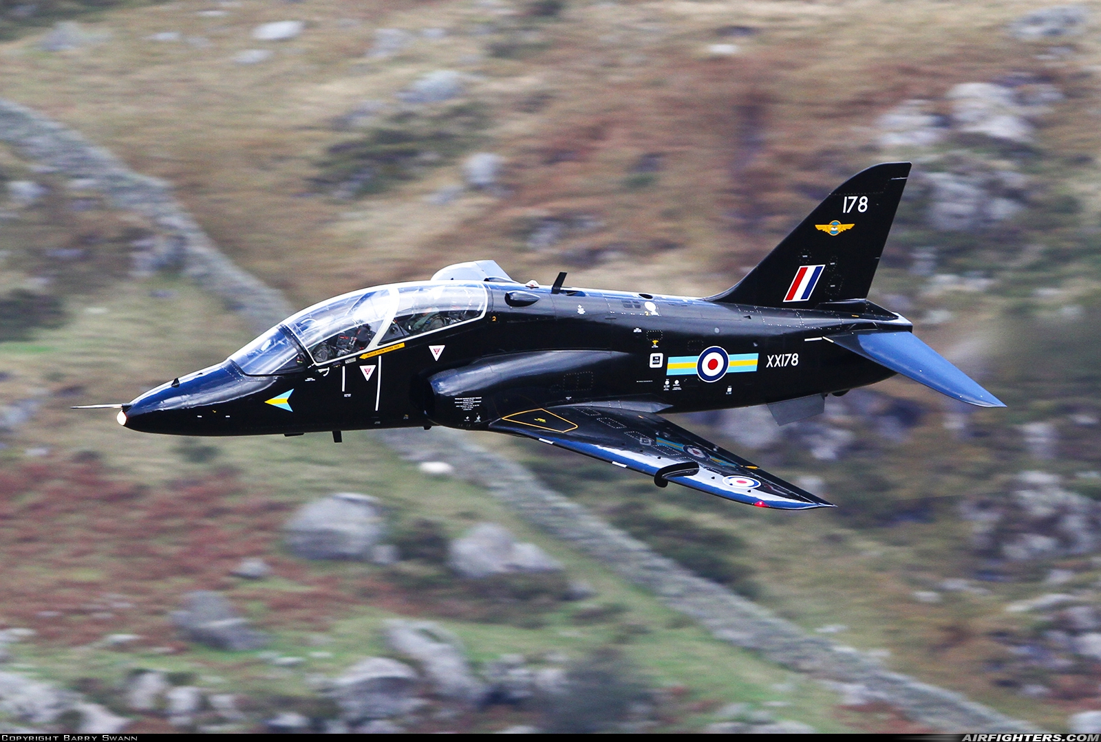 UK - Air Force British Aerospace Hawk T.1W XX178 at Off-Airport - North Wales, UK