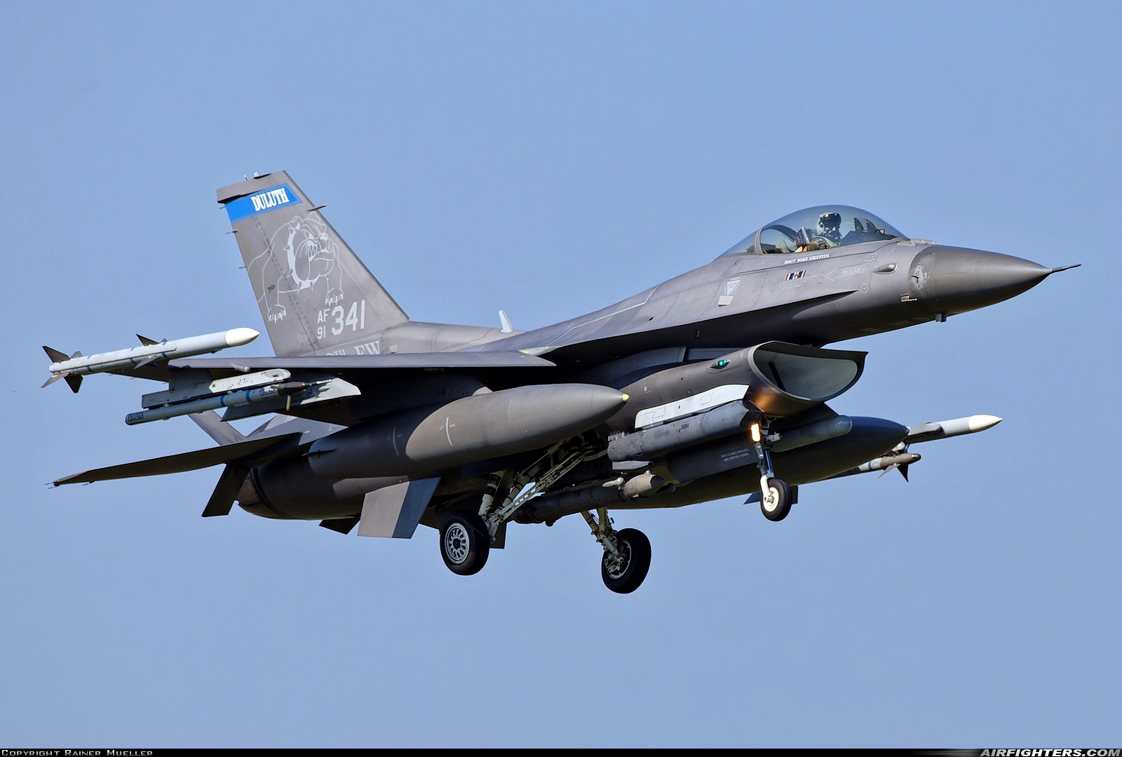 USA - Air Force General Dynamics F-16C Fighting Falcon 91-0341 at Leeuwarden (LWR / EHLW), Netherlands