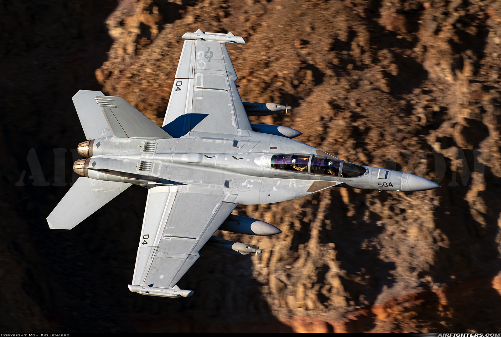 USA - Navy Boeing EA-18G Growler 169132 at Off-Airport - Death Valley, USA
