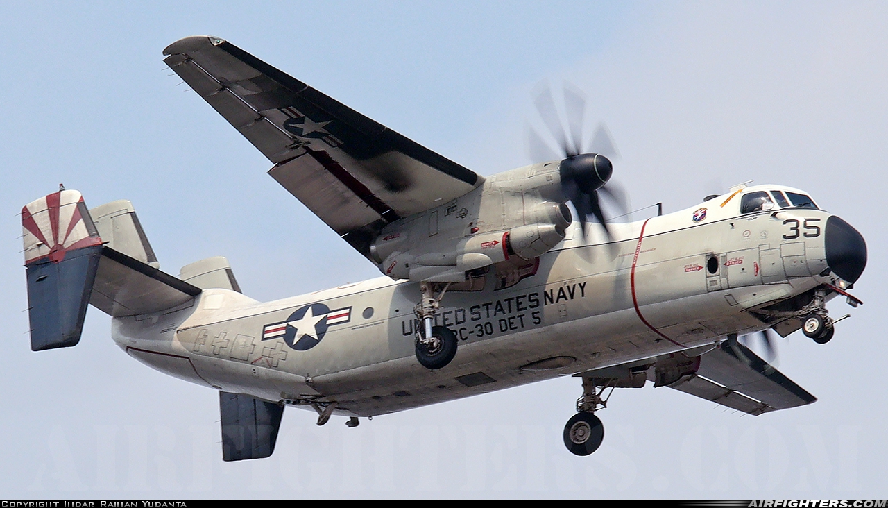 USA - Navy Grumman C-2A Greyhound 162170 at Jakarta - Halim Perdanakusumah (HLP / WIHH), Indonesia