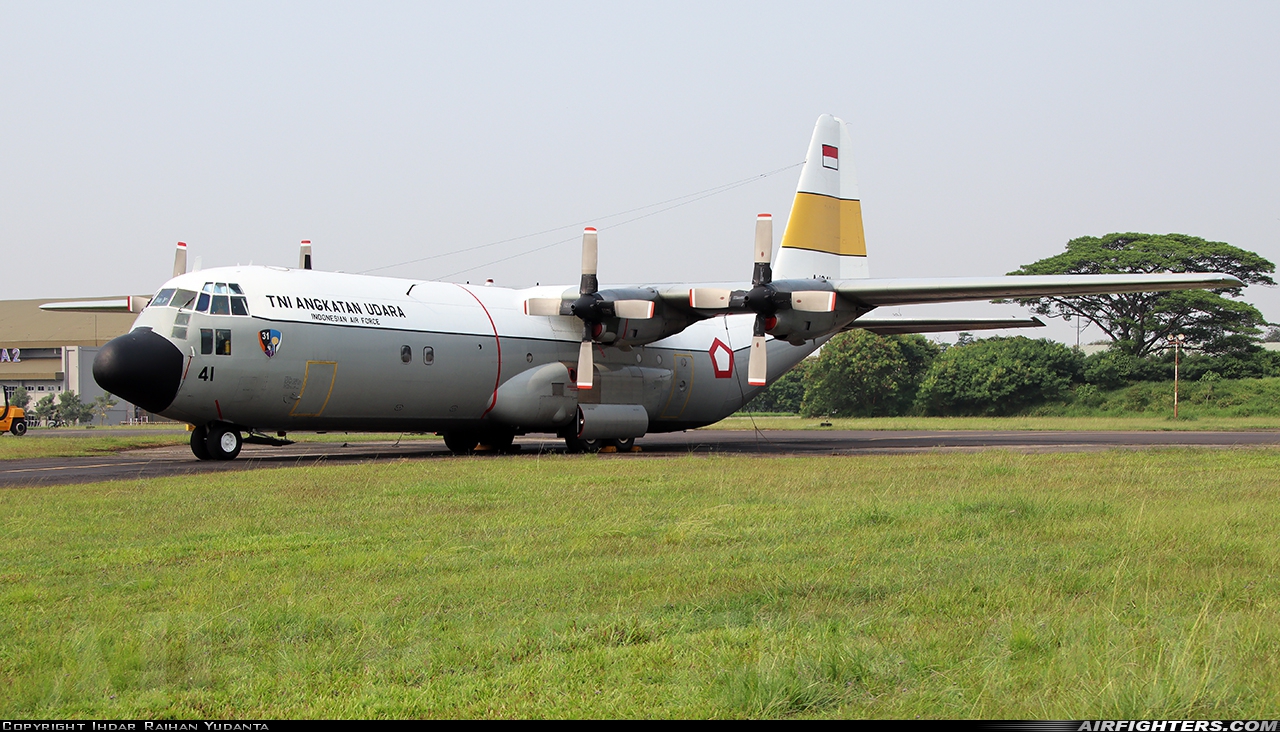 Indonesia - Air Force Lockheed C-130H-30 Hercules (L-382) A-1341 at Jakarta - Halim Perdanakusumah (HLP / WIHH), Indonesia