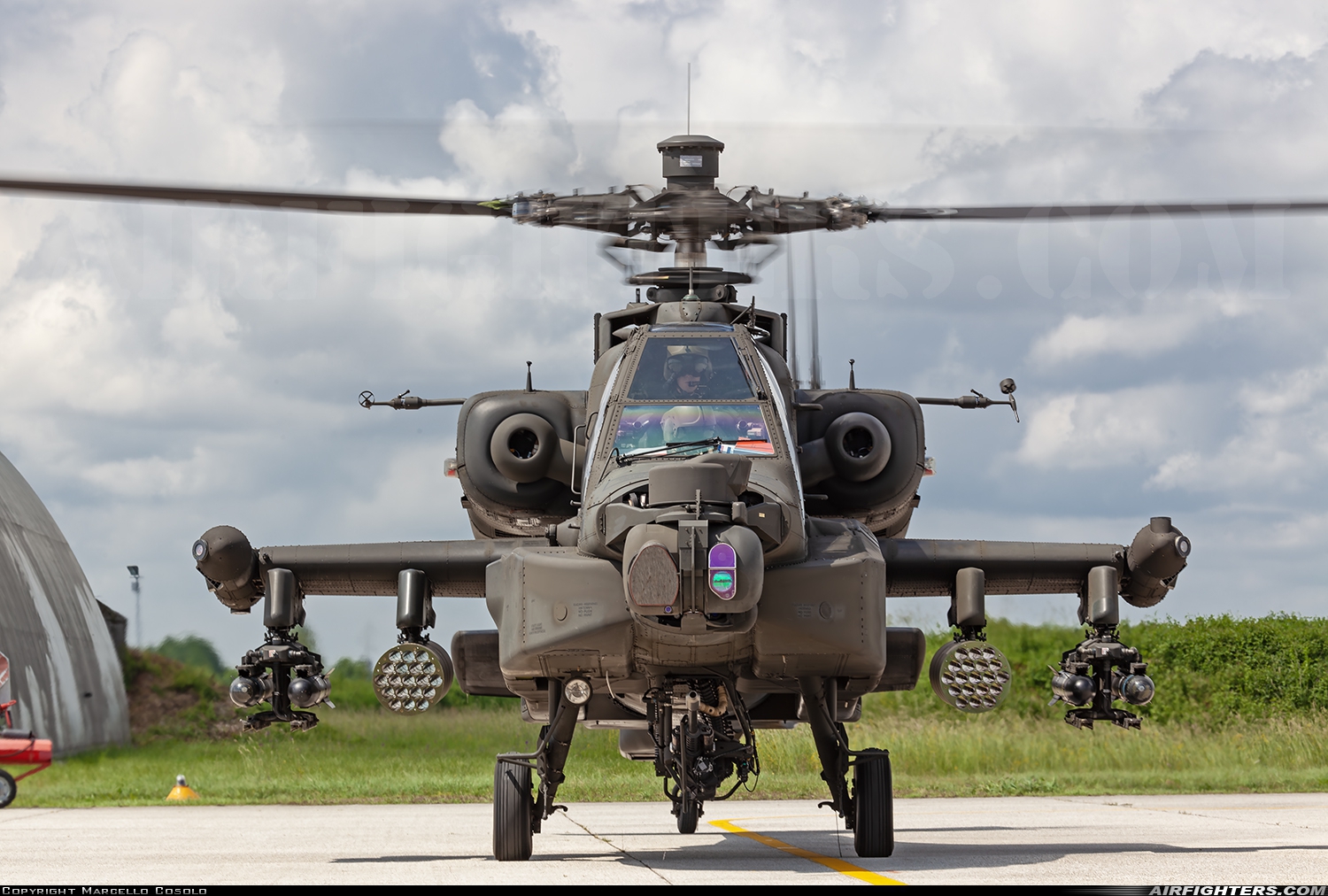 Netherlands - Air Force Boeing AH-64DN Apache Longbow Q-25 at Rivolto (LIPI), Italy
