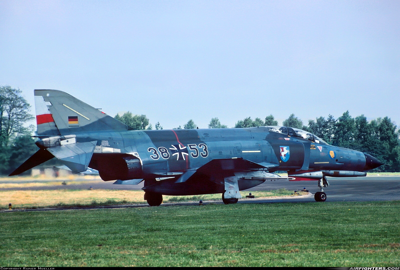 Germany - Air Force McDonnell Douglas F-4F Phantom II 38+53 at Jever (ETNJ), Germany