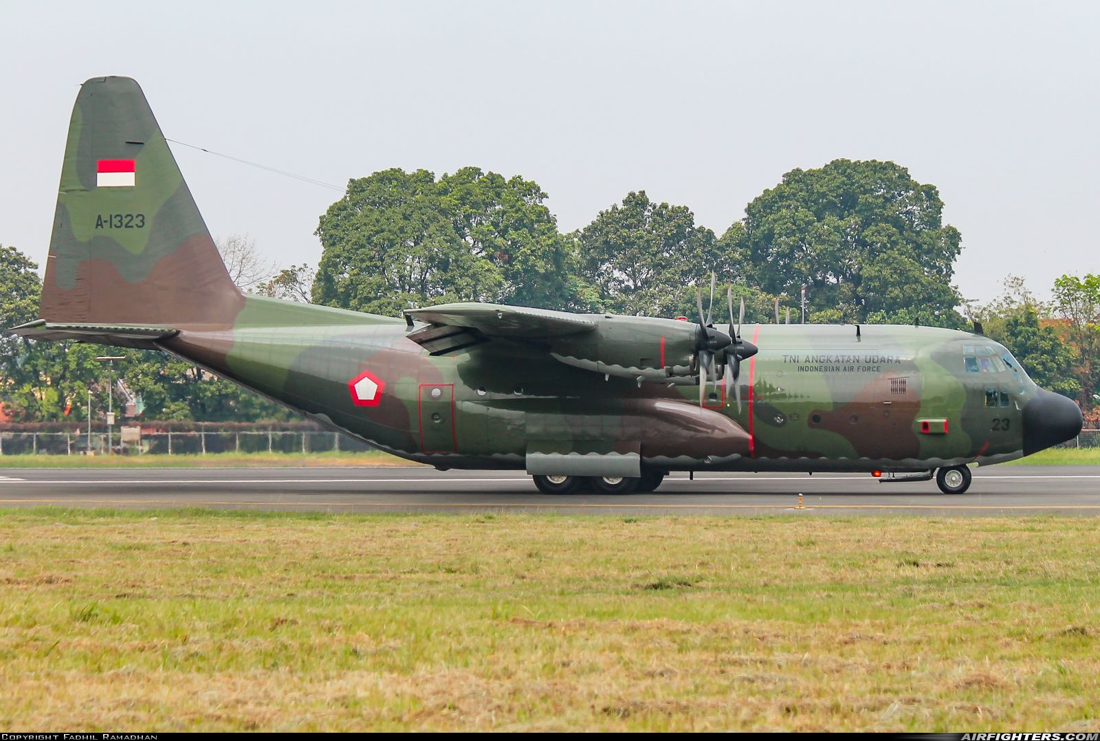 Indonesia - Air Force Lockheed C-130H Hercules (L-382) A-1323 at Jakarta - Halim Perdanakusumah (HLP / WIHH), Indonesia