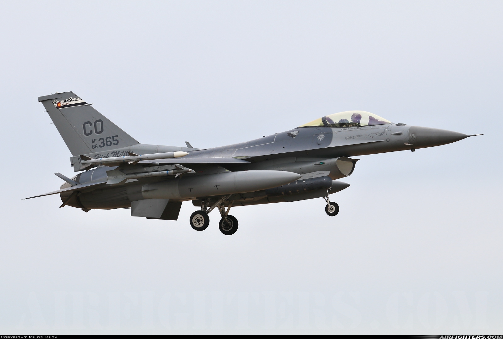 USA - Air Force General Dynamics F-16C Fighting Falcon 86-0365 at Schleswig (- Jagel) (WBG / ETNS), Germany