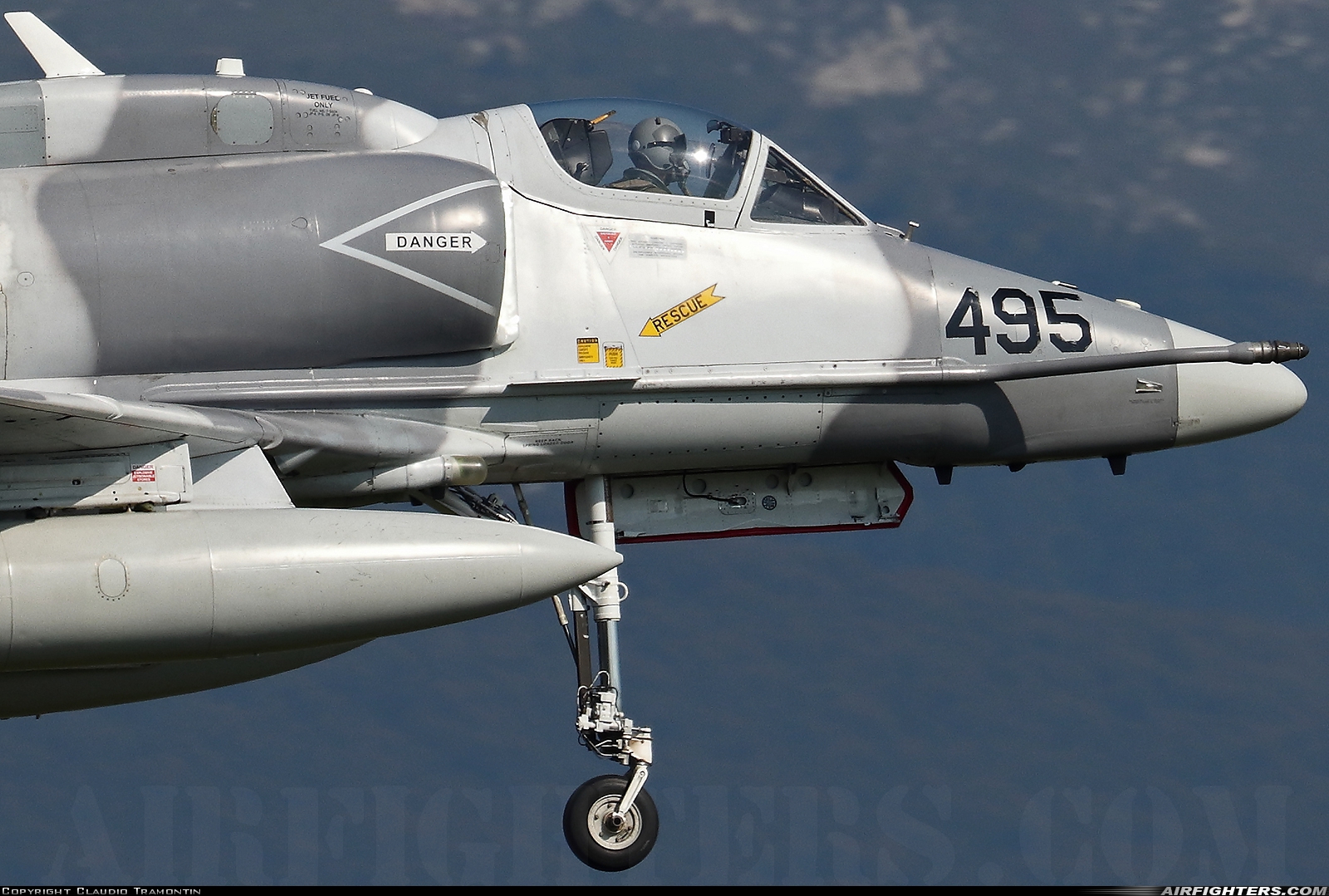 Company Owned - Top Aces (ATSI) Douglas A-4N Skyhawk C-FGZE at Aviano (- Pagliano e Gori) (AVB / LIPA), Italy