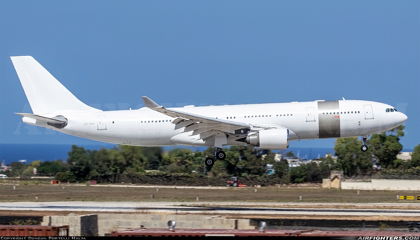 Qatar - Government Airbus A330-203 A7-HHM at Luqa - Malta International (MLA / LMML), Malta