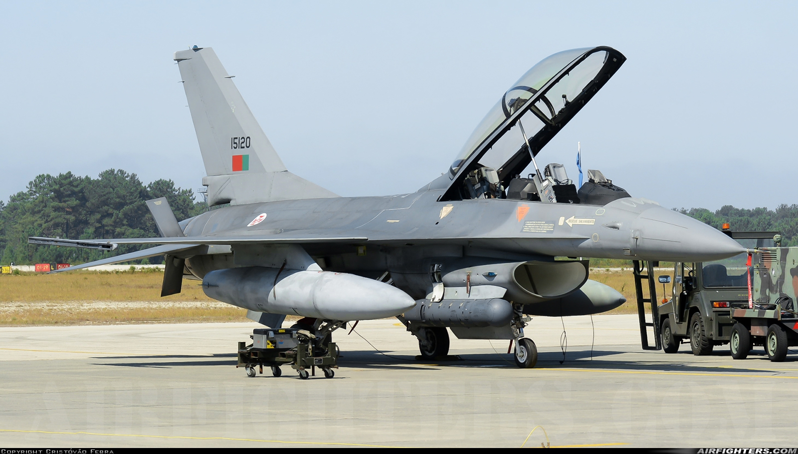 Portugal - Air Force General Dynamics F-16BM Fighting Falcon 15120 at Monte Real (BA5) (LPMR), Portugal