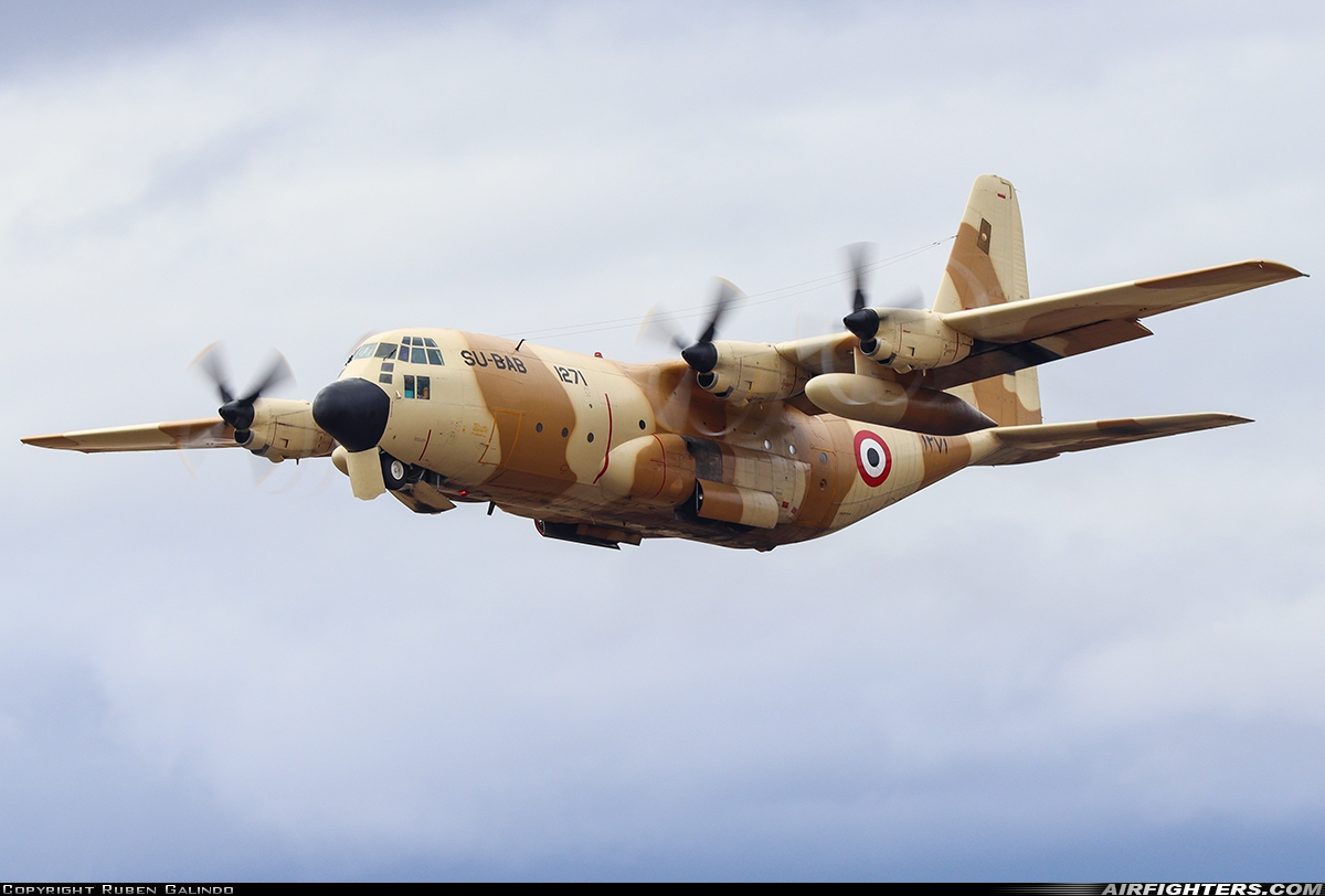 Egypt - Air Force Lockheed C-130H Hercules (L-382) 1271 at Madrid - Torrejon (TOJ / LETO), Spain