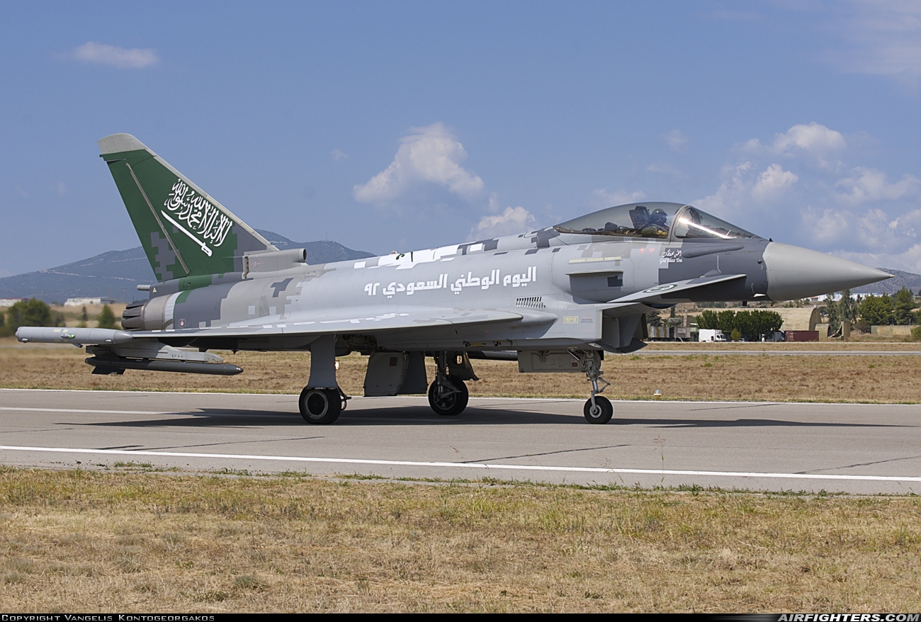 Saudi Arabia - Air Force Eurofighter Typhoon F2 311 at Tanagra (LGTG), Greece