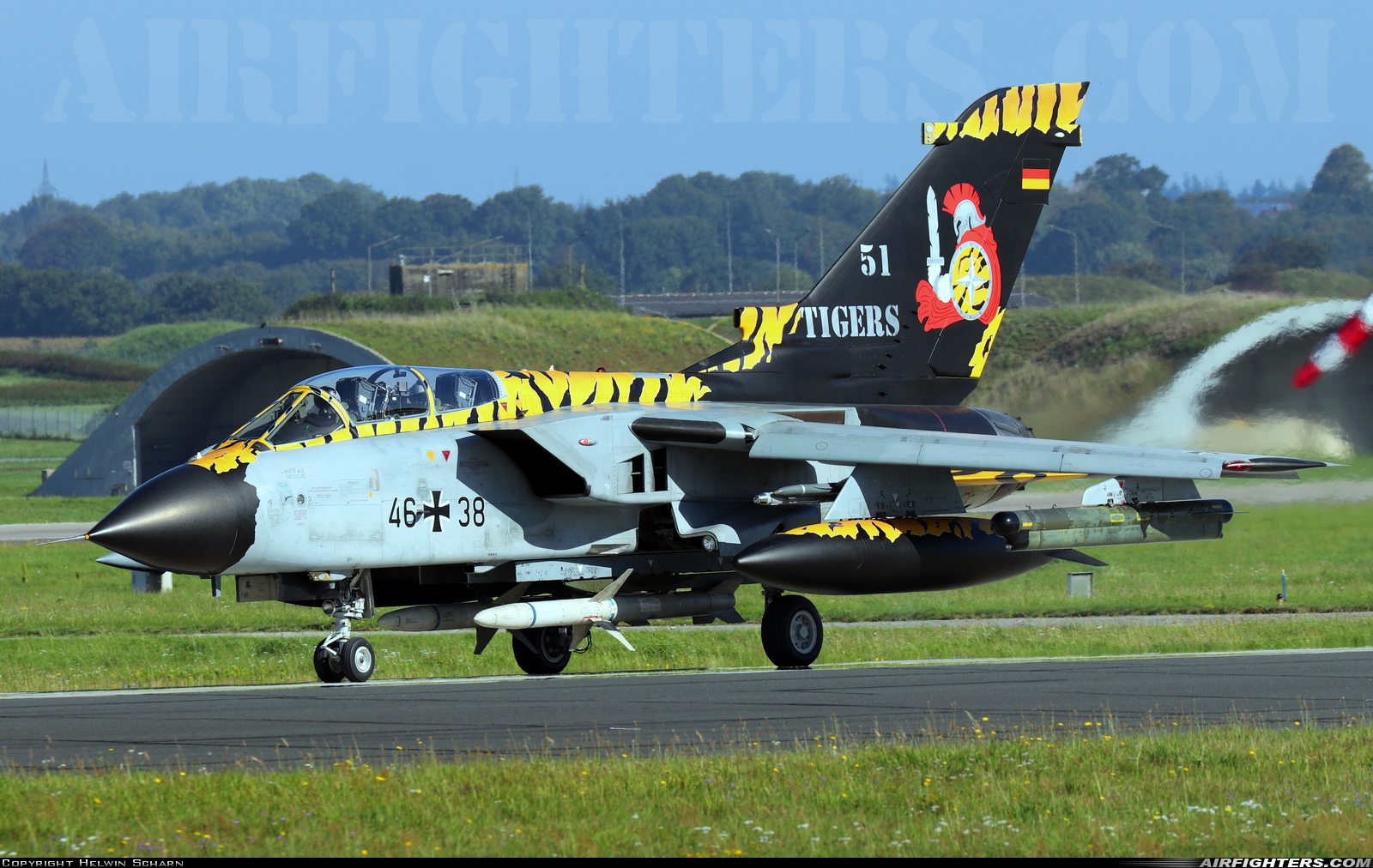 Germany - Air Force Panavia Tornado ECR 46+38 at Schleswig (- Jagel) (WBG / ETNS), Germany
