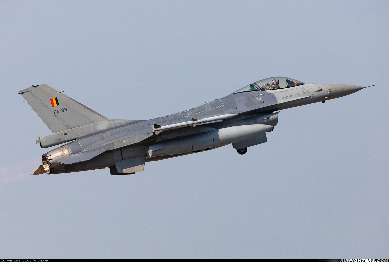 Belgium - Air Force General Dynamics F-16AM Fighting Falcon FA-89 at Kleine Brogel (EBBL), Belgium