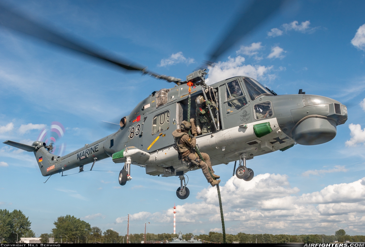 Germany - Navy Westland WG-13 Super Lynx Mk88A 83+09 at Warnemünde Naval Station, Germany