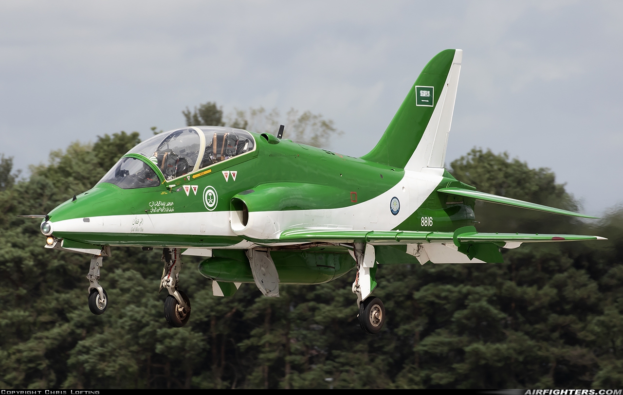 Saudi Arabia - Air Force British Aerospace Hawk Mk.65A 8816 at Fairford (FFD / EGVA), UK
