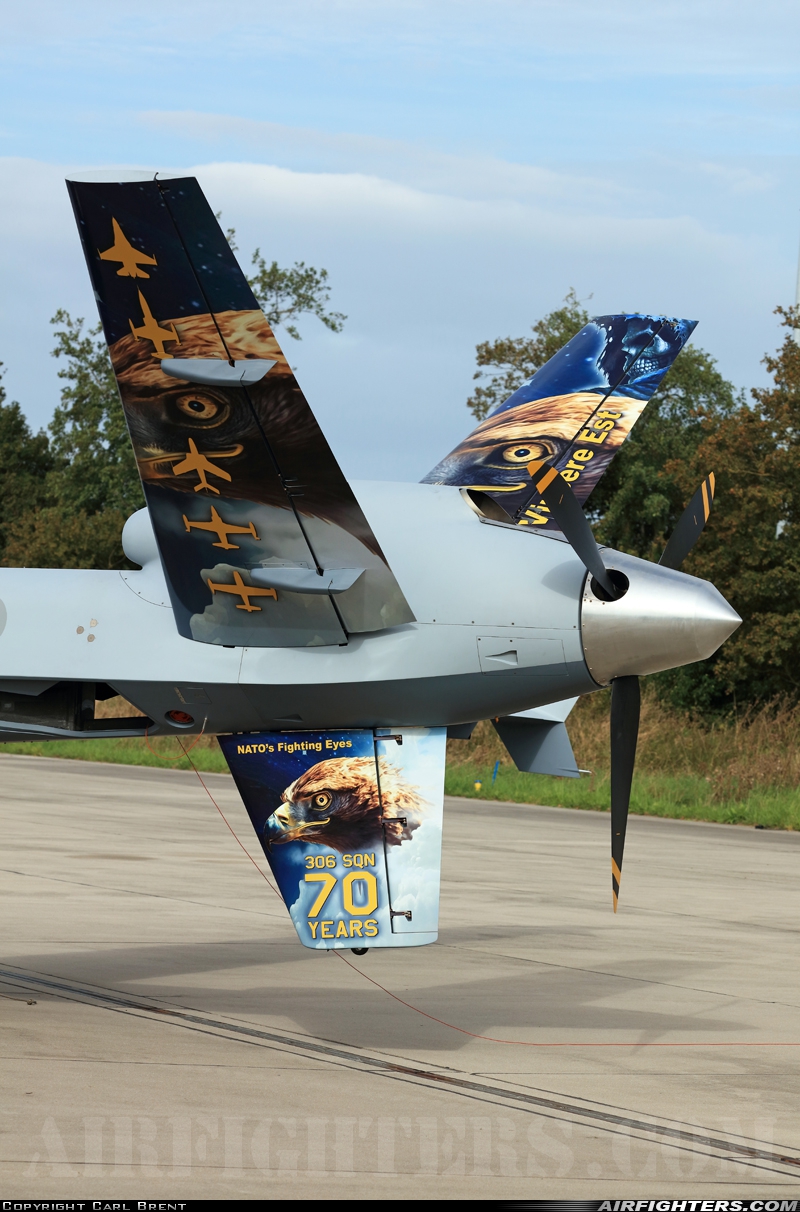 Netherlands - Air Force General Atomics MQ-9A-5 Reaper M-001 at Leeuwarden (LWR / EHLW), Netherlands
