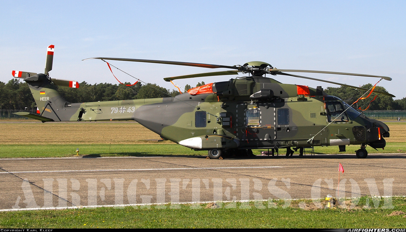 Germany - Army NHI NH-90TTH 79+43 at Kleine Brogel (EBBL), Belgium