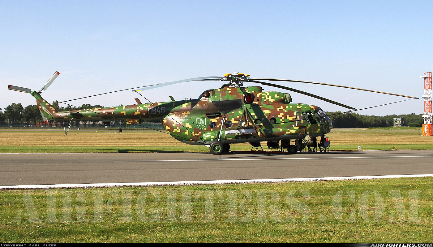 Slovakia - Air Force Mil Mi-17 0846 at Kleine Brogel (EBBL), Belgium
