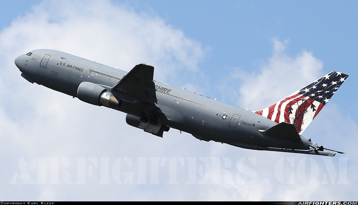 USA - Air Force Boeing KC-46A Pegasus (767-200LRF) 17-46034 at Geilenkirchen (GKE / ETNG), Germany
