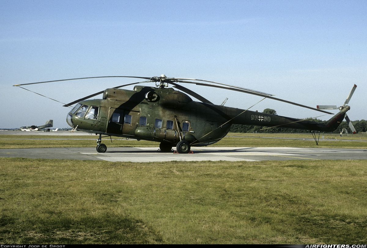 Germany - Air Force Mil Mi-8PS 93+60 at Hohn (ETNH), Germany