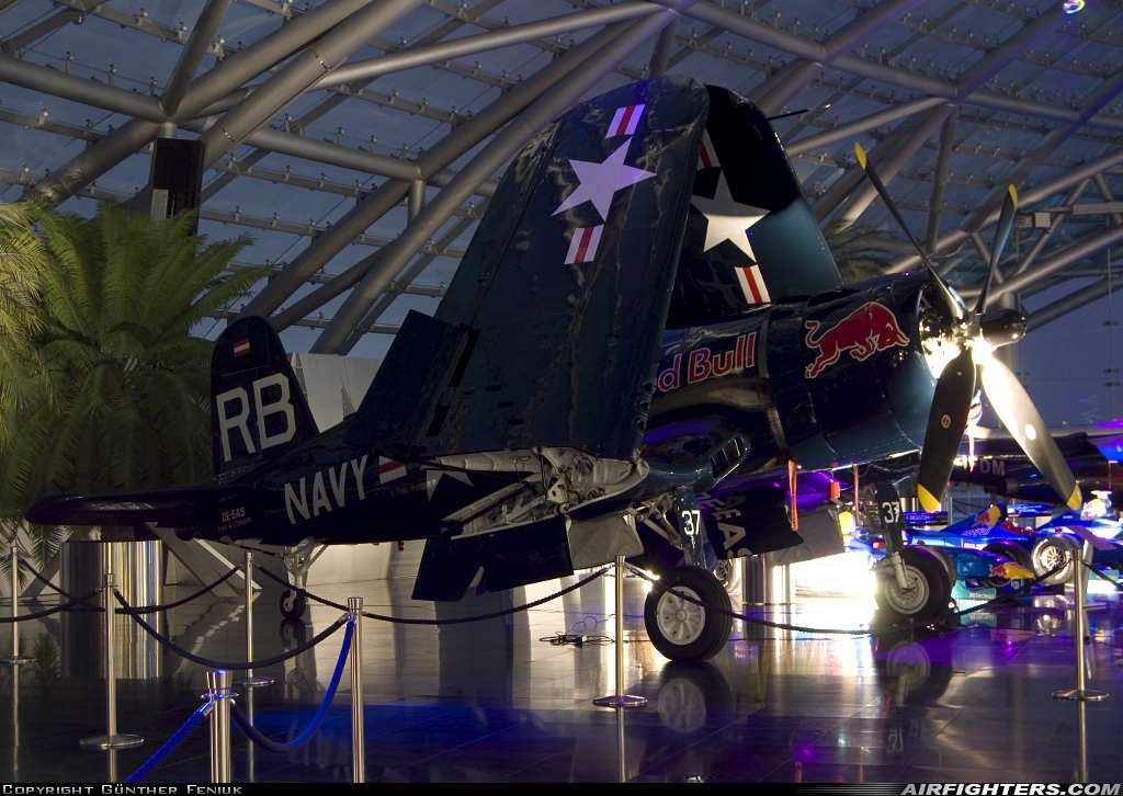 Private - Red Bull Vought F4U-4 Corsair OE-EAS at Salzburg - W.A. Mozart (Maxglan) (SZG / LOWS), Austria