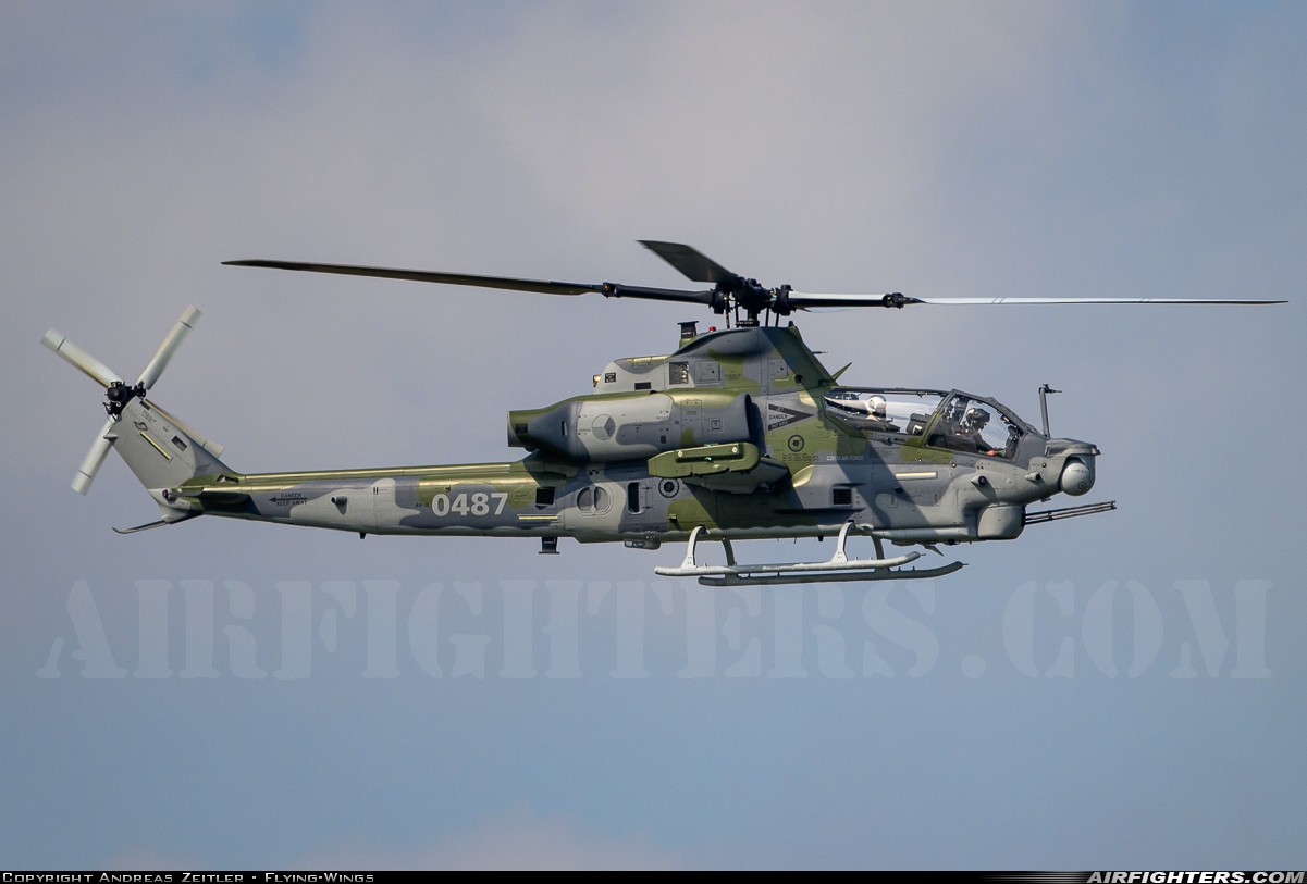 Czech Republic - Air Force Bell AH-1Z Viper 0487 at Ostrava - Mosnov (OSR / LKMT), Czech Republic