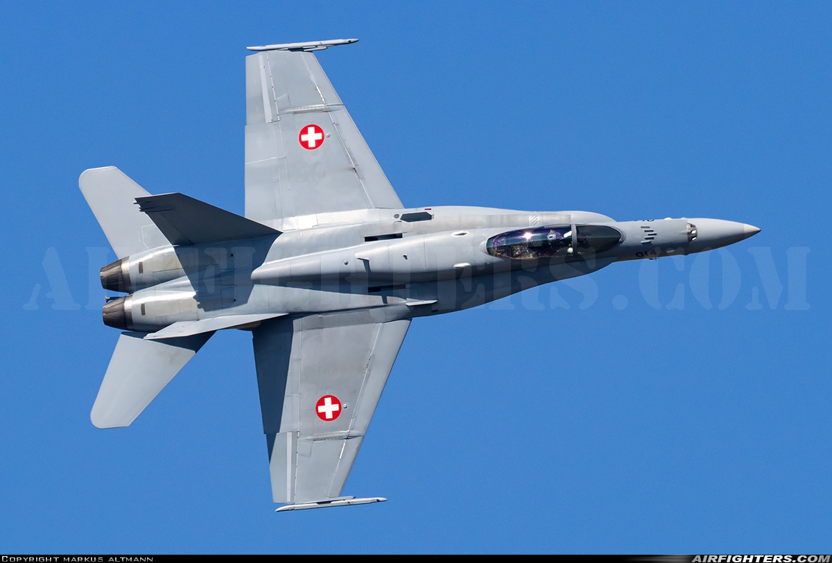 Switzerland - Air Force McDonnell Douglas F/A-18C Hornet J-5014 at Kleine Brogel (EBBL), Belgium