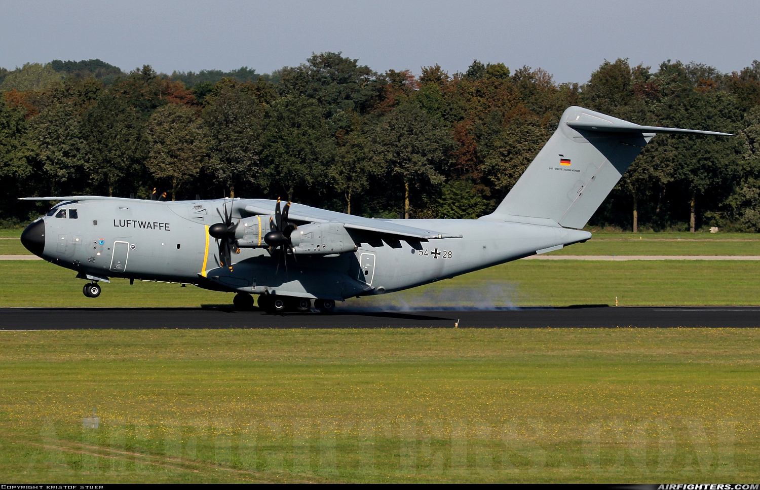 Germany - Air Force Airbus A400M-180 Atlas 54+28 at Eindhoven (- Welschap) (EIN / EHEH), Netherlands