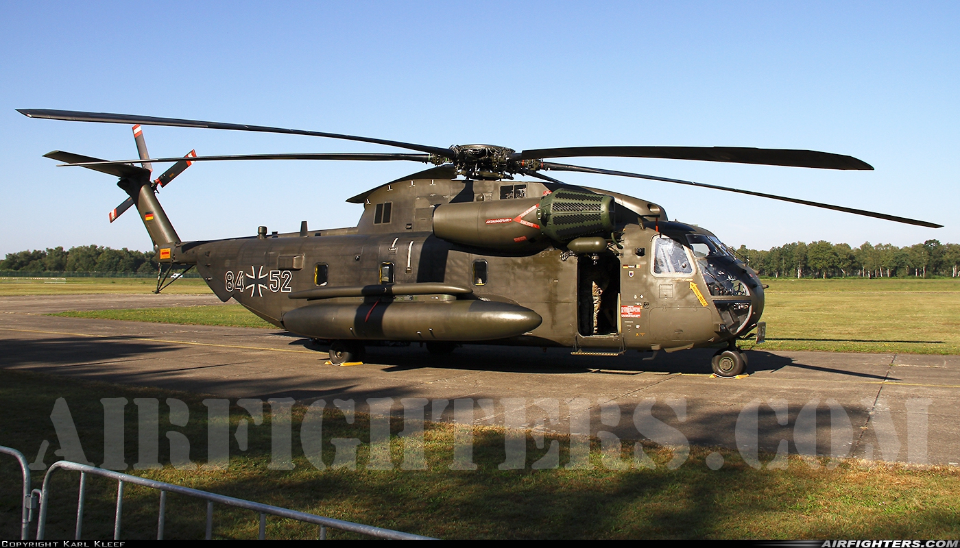 Germany - Army Sikorsky CH-53GS (S-65) 84+52 at Kleine Brogel (EBBL), Belgium