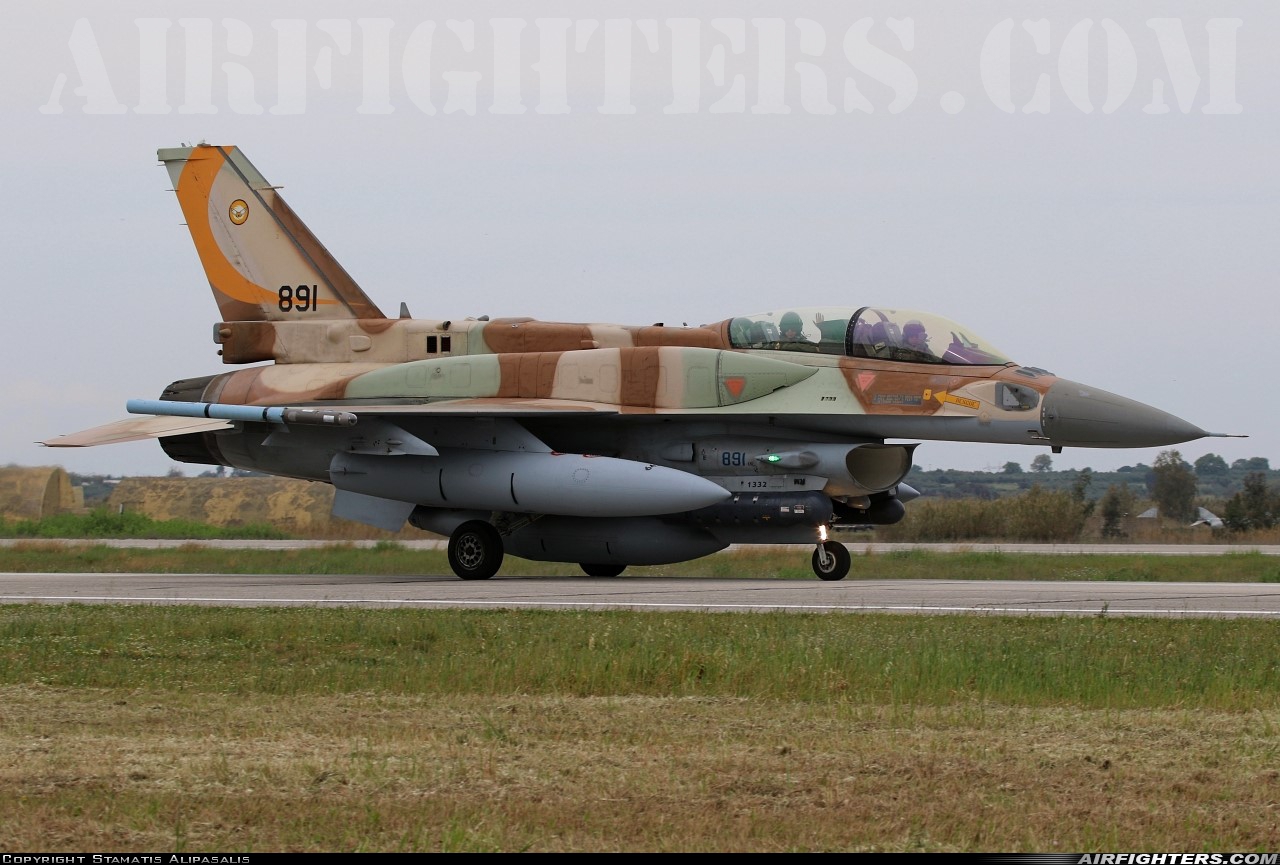 Israel - Air Force Lockheed Martin F-16I Sufa 891 at Andravida (Pyrgos -) (PYR / LGAD), Greece