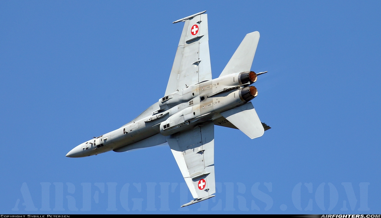 Switzerland - Air Force McDonnell Douglas F/A-18C Hornet J-5014 at Kleine Brogel (EBBL), Belgium