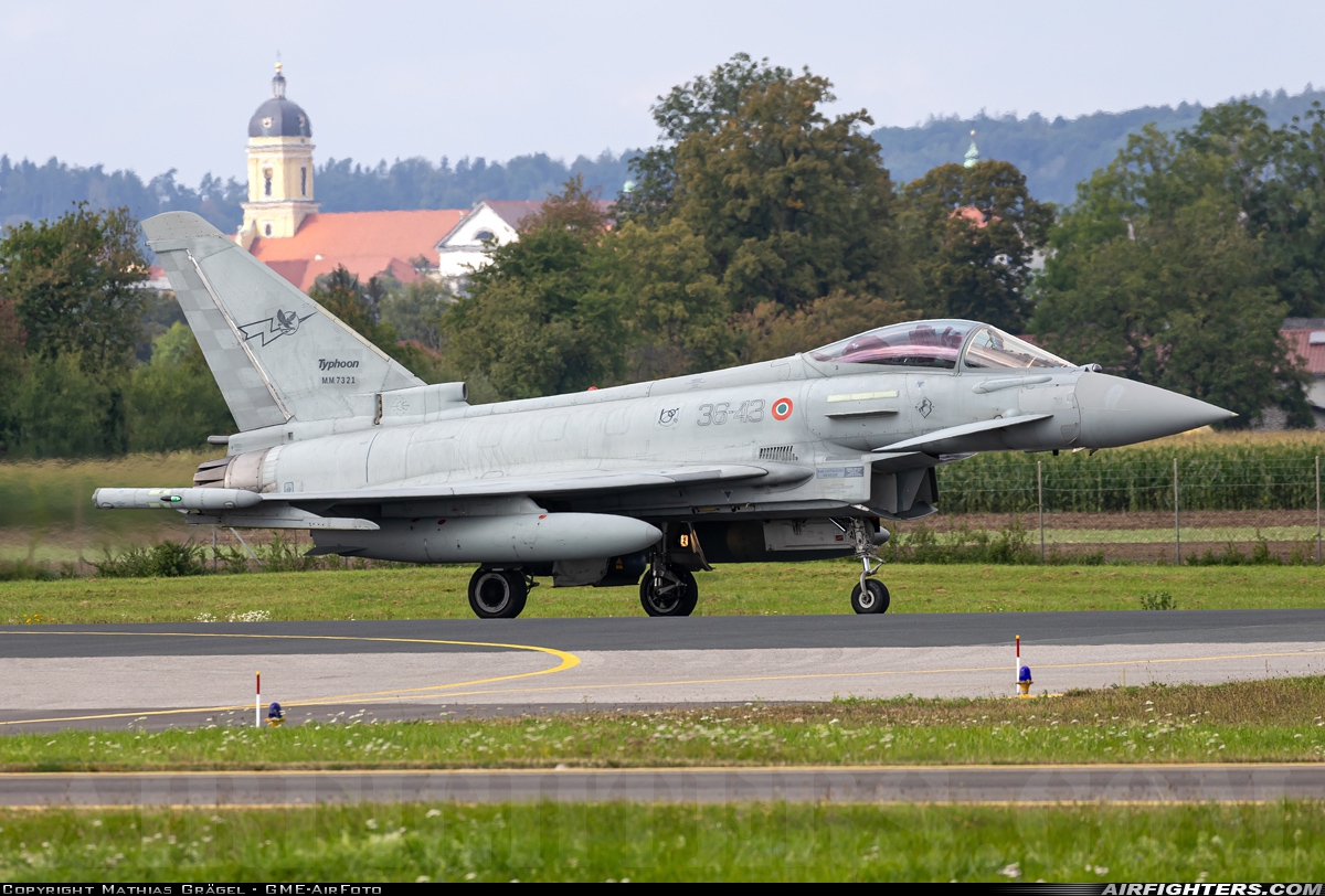 Italy - Air Force Eurofighter F-2000A Typhoon (EF-2000S) MM7321 at Neuburg - Zell (ETSN), Germany