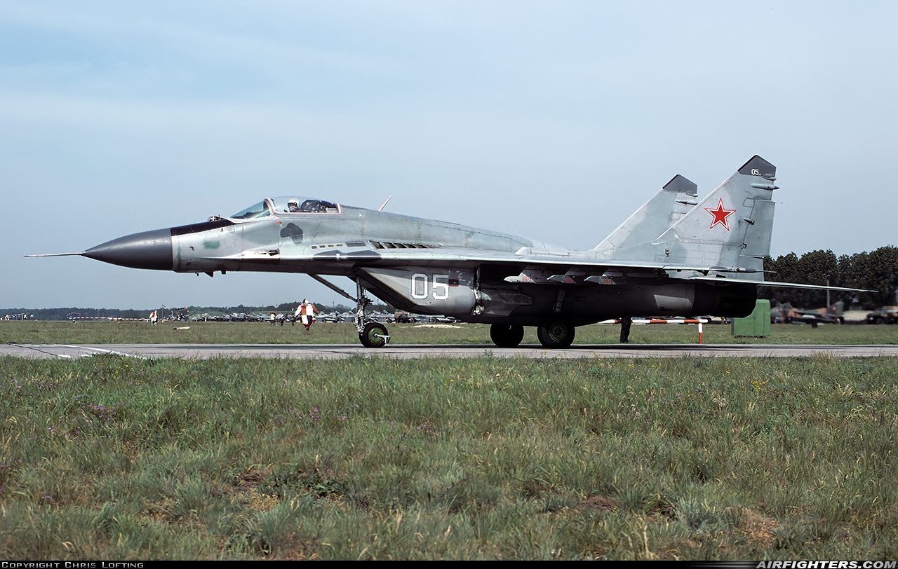 Russia - Air Force Mikoyan-Gurevich MiG-29 (9.13)  at Finow (Eberswalde-Finow) (EDAV), Germany