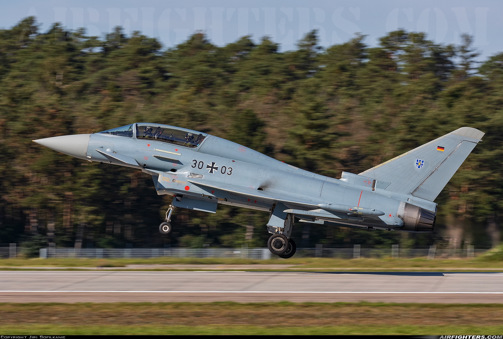 Germany - Air Force Eurofighter EF-2000 Typhoon T 30+03 at Ingolstadt - Manching (ETSI), Germany