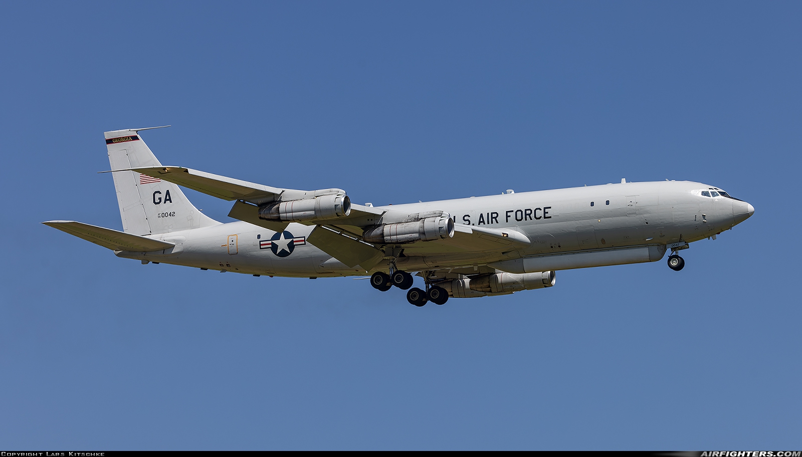 USA - Air Force Boeing E-8C Joint Stars 96-0042 at Ramstein (- Landstuhl) (RMS / ETAR), Germany