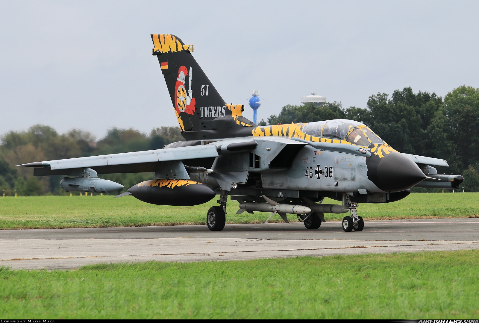Germany - Air Force Panavia Tornado ECR 46+38 at Ostrava - Mosnov (OSR / LKMT), Czech Republic
