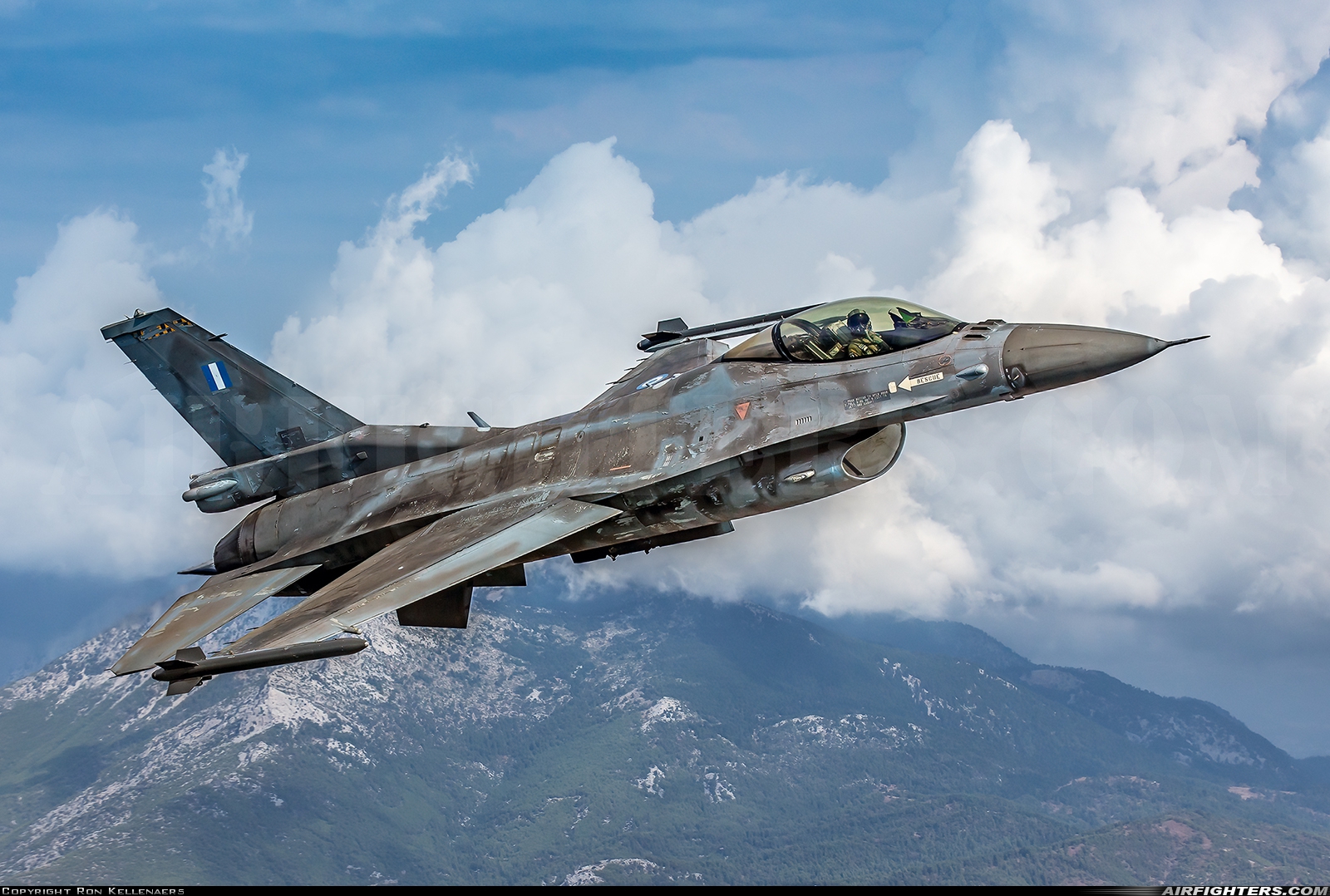 Greece - Air Force General Dynamics F-16C Fighting Falcon 521 at In Flight, Greece